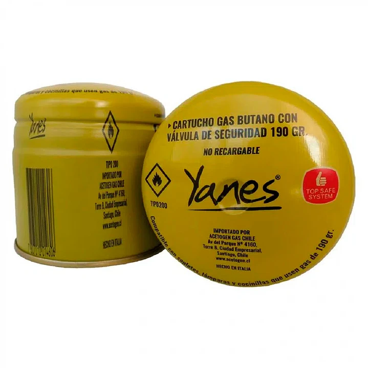 Gas butano 190 grs